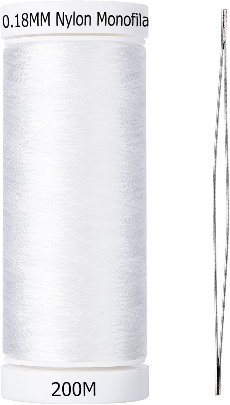 simthread Clear Invisible Nylon Thread 200M Thickness 0.18MM - Image 1